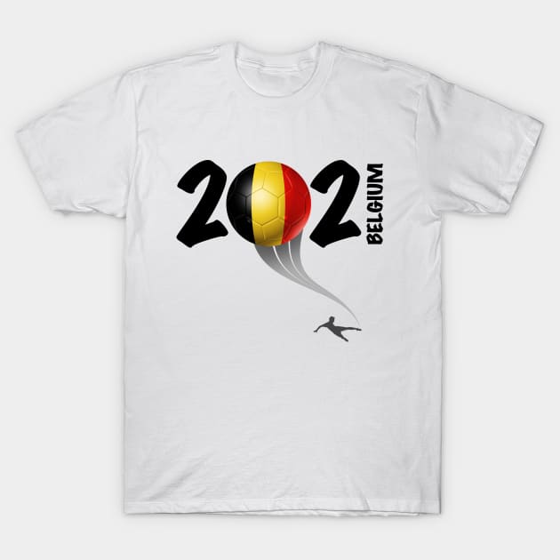 Belgium Euro Soccer 2021 T-Shirt by DesignOfNations